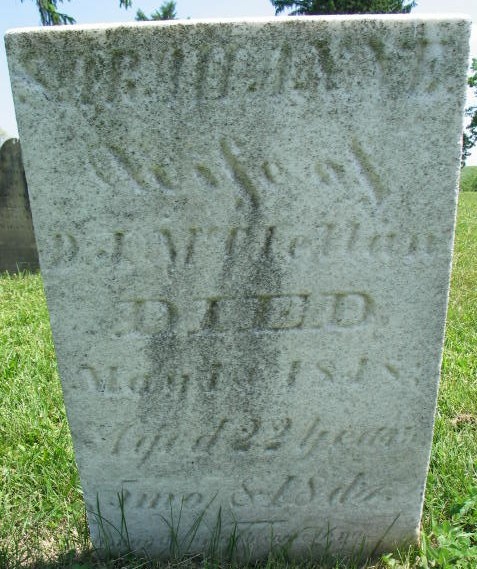 Sarah Ann McClellan tombstone
